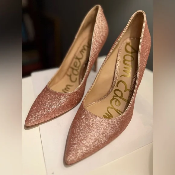 Sam Edelman Glittering Rose Heels - Picture 1 of 8